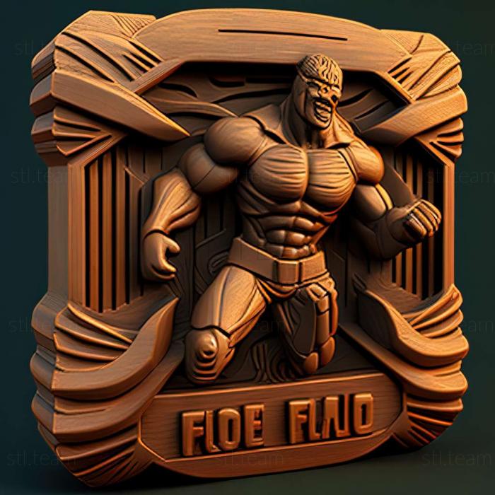 3D model Fighting Force 2 game (STL)